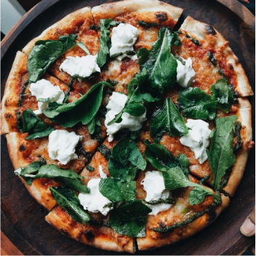 Seafood Spicy Tomato sauce with Smoked Cheese Pizza Seafood Spicy Tomato sauce with Smoked Cheese Pizza